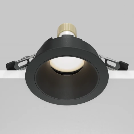 Встраиваемый светильник Share GU10 1x10Вт Maytoni Technical DL051-U-1B (220V, круглые)