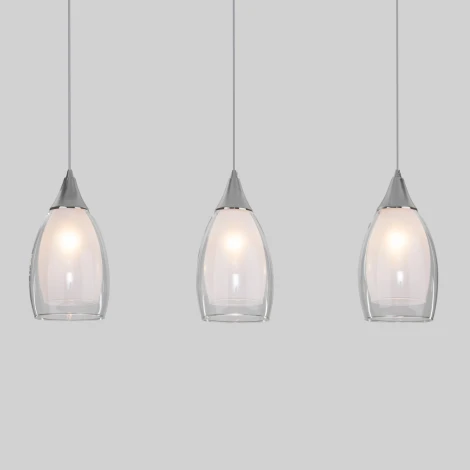 Подвесной светильник Eurosvet Cosmic 50285/3 хром (220V, на проводе)