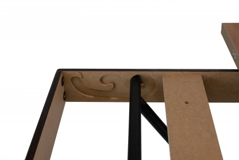 Стол-трансформер Лерон дуб крафт золотой/черный Mebelik 009209