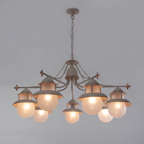 Подвесная люстра Abrasax L.9201-7CREAM/G (220V, на цепи)