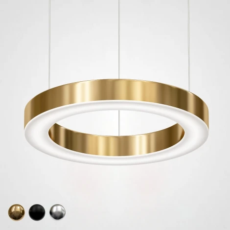 Подвесной светильник (люстра) Light Ring Horizontal D50 Золото ImperiumLoft 40.1454-50 (177929-22) (LED, 220V, на тросе, круглые, кольцо)