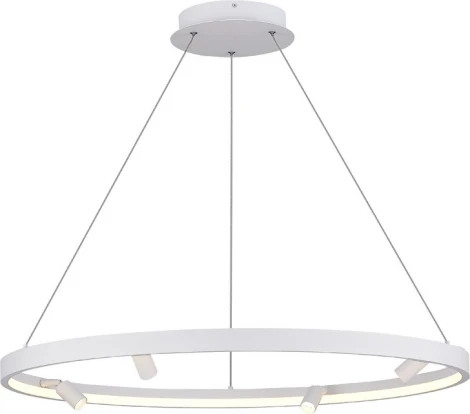 Подвесной светильник со спотами Donolux Aura Spot S18866R40W1W800 (LED, 220V, на тросе, круглые)