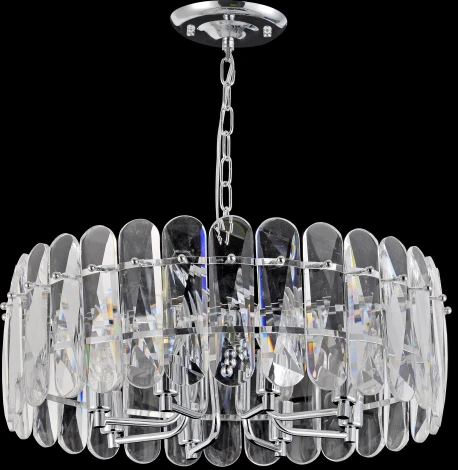 Подвесная люстра хрустальная Rivoli Jade 1045-308 (220V, на цепи)