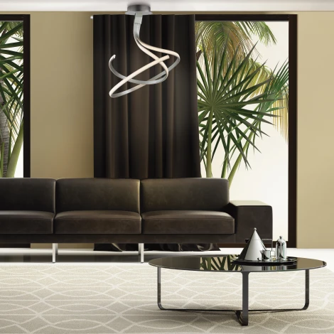 Потолочный светодиодный светильник круглый в виде спирали Mantra Nur 4981 (220V, спираль)