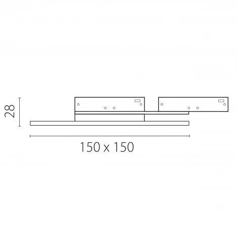Трековый светильник низковольтный светодиодный Lightstar Linea 236147 отраженного света 24V 5W 4000K черный