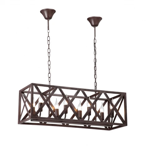 Подвесная люстра Vitaluce V4276-7/8 (220V, на цепи, свеча)