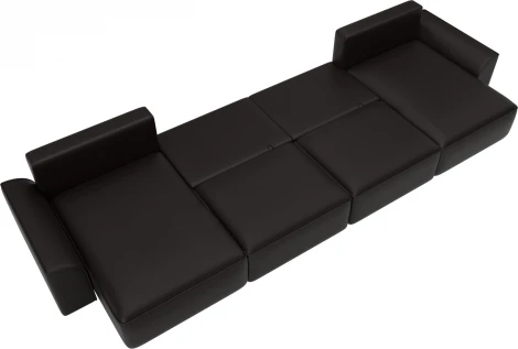 Диван п-образный Лига-048 НПБ лонг Лига Диванов (Экокожа) арт.128350