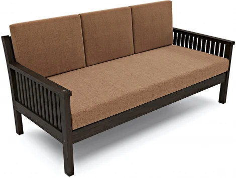 Диван Arsko Норман Б венге коричневая рогожка