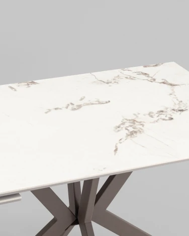 Стол Stool Group раскладной Marmer 120-180*80*76 керамика капучино УТ000039730