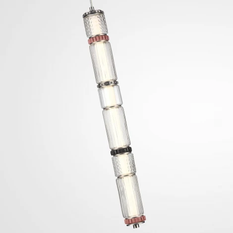 Подвесной светильник Odeon Light Collier 5456/18L темный сатин.никель/терракот/черный LED 22W 4000K