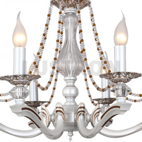 Подвесная люстра IDLamp Eloisa 259/8-Whiteplatina