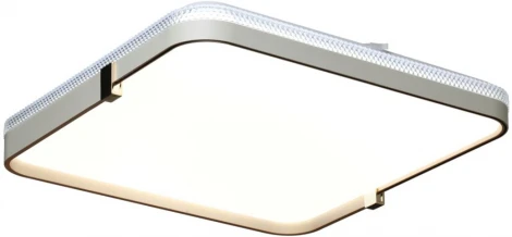 Настенно-потолочный светильник Sonex Olidi White 7680/EL пластик/золотой LED 70Вт 3000-6000К 490х485 IP43 пульт ДУ (220V)