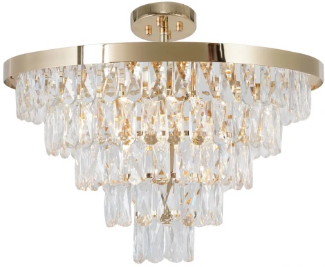 Подвесная люстра Favourite Cake 4091-6P (220V, хрусталь, на цепи)