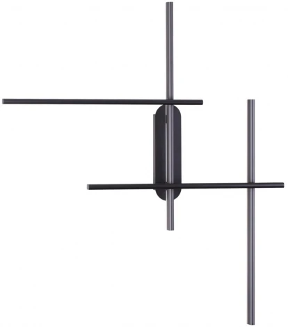 Настенный светильник Odeon Light Rudy 3890/36WLP L-VISION черный/металл LED 3000K/4000K (перекл. ч/з тумблер) 36W 220V (выключатель, асимметрия)