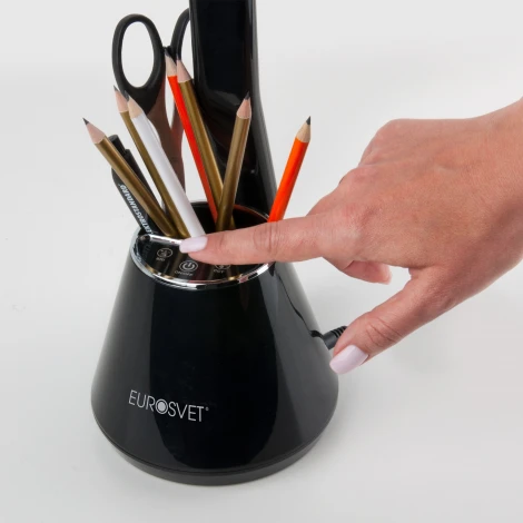 Офисная настольная лампа Eurosvet Office 80421/1 черный