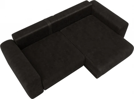 Диван угловой Лига-056 НПБ угол универсальный Лига Диванов (Велюр) арт.129162