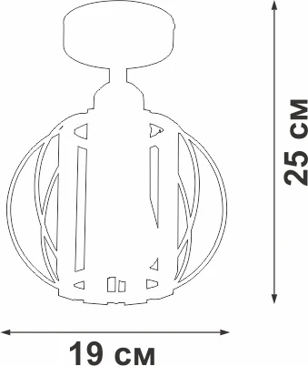 Потолочная люстра на штанге Vitaluce V2852-1/1PL (220V)