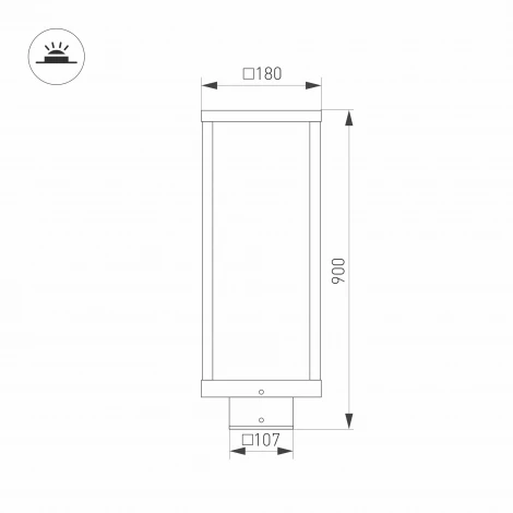 Наземный светильник Arlight Cub 021805