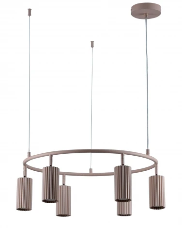 Подвесная люстра кольцо Moderli Cora V11603-6P (220V, на тросе, кольцо)