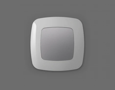 Лицевая панель Ambrella Volt OMEGA (Сталь матовый) заглушка для суппорта QUANT OP5160