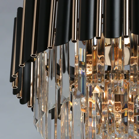 Подвесная люстра каскадная хрустальная De City Бриз 111014205 (220V, на цепи)