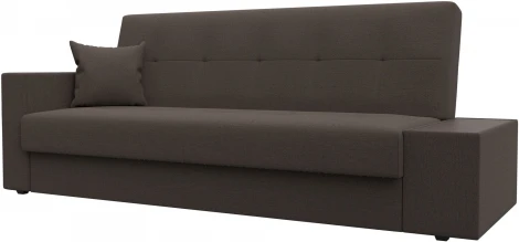 Диван-книжка Лига-020 стол справа (Коричневый/Рогожка) Лига Диванов арт.126011