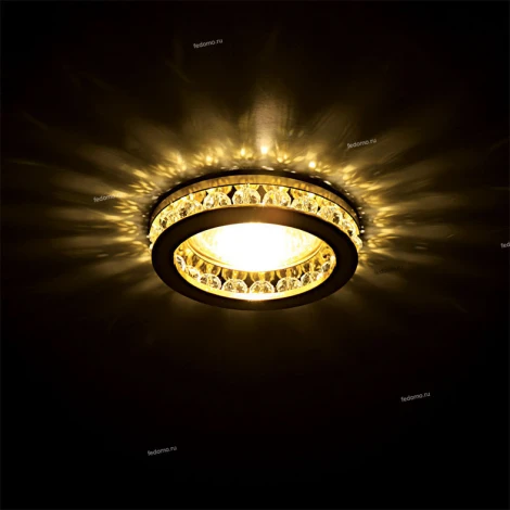 Встраиваемый точечный светильник Lightstar Monilo 031702 (220V, хрусталь)