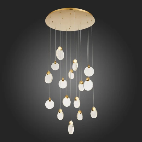 Подвесной светильник ST Luce Montecelio SL6104.203.16 (LED, 220V, хрусталь, на проводе)