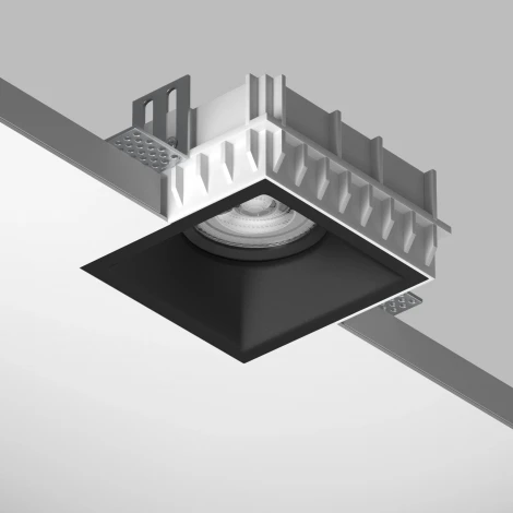 Встраиваемый светильник под гипсокартон и под LED модуль/ламп МR16 Lightstar Domino G214507BMOD (220V)