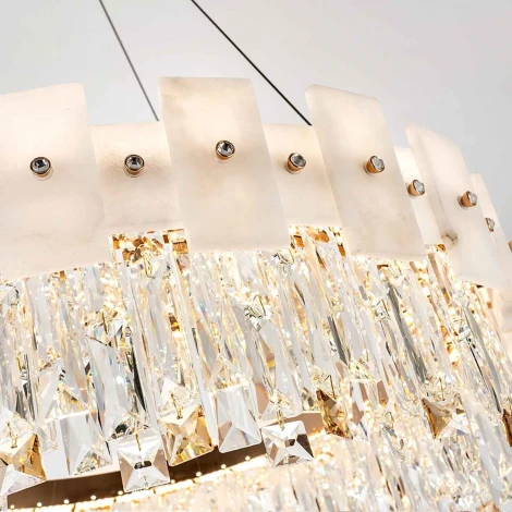 Подвесная люстра светодиодная с регулировкой цветовой температуры Modelux MODELUX ML.6980.600P GD