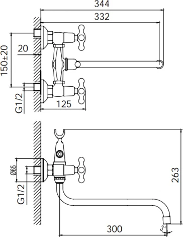 Смеситель Iddis Jeals JE2SBL0i10 универсальный