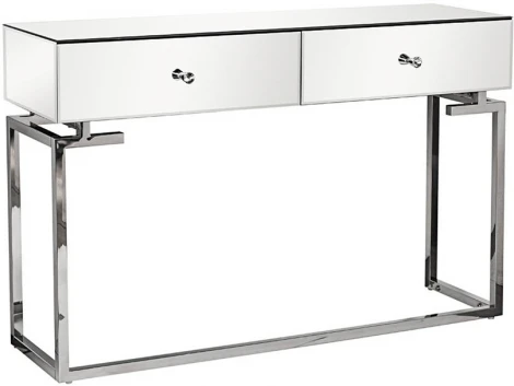 Консоль зеркальная с двумя ящиками 120*35*77см Garda Decor арт.KFG075