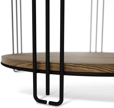 Столик кофейный Sheffilton SHT-CT33 черный муар/светлый орех от фабрики Sheffilton