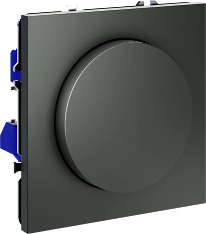 Диммер поворотно-нажимной 600 Вт (титан) Voltum S70 VLS070306