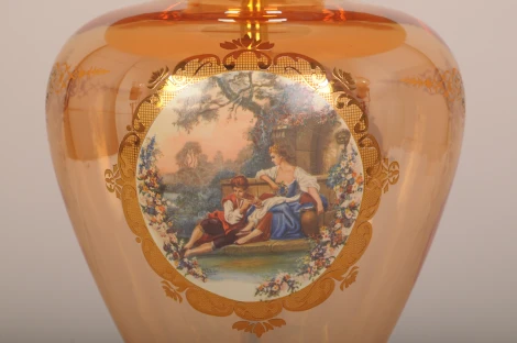 Интерьерная настольная лампа Abrasax Lilie TL.8102-1GO (220V, выключатель)