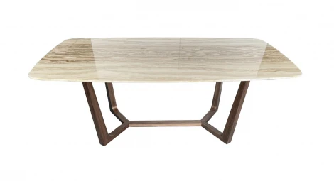 Стол обеденный IST-CASA Верона MC-23051DT-1, 200х100х76 см, белый мрамор