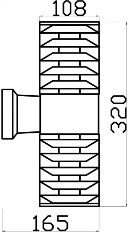 Настенный светильник уличный Maytoni Bronx O576WL-02GR (220V, круглые, IP54)