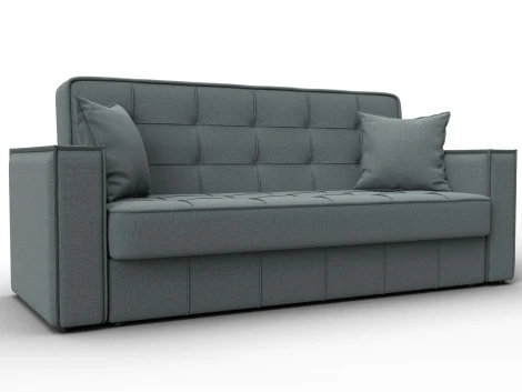 Диван-книжка Лига-068 (ДВП,Дерево/Пластик/Рогожка/Серый) Лига Диванов 129832