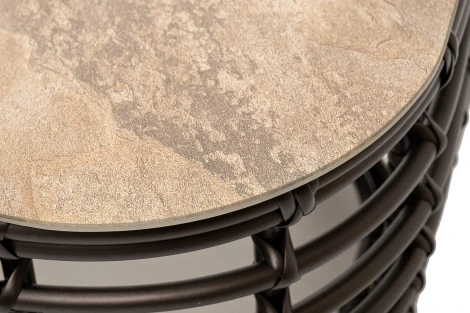 "Ницца" журнальный столик из искусственного ротанга, цвет бронзовый 4SIS арт.УТ-00006754