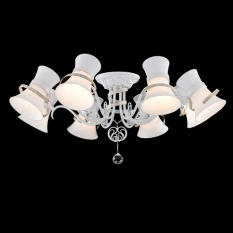 Потолочная люстра Maytoni Baroque ARM128-CL-08-W