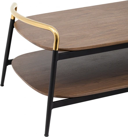 Журнальный столик Stool Group Нолан 120*60 темное дерево УТ000035756