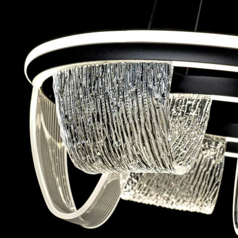 Подвесной светильник светодиодный с пультом с регулировкой цветовой температуры LED4U LED4U L7706-460 BK