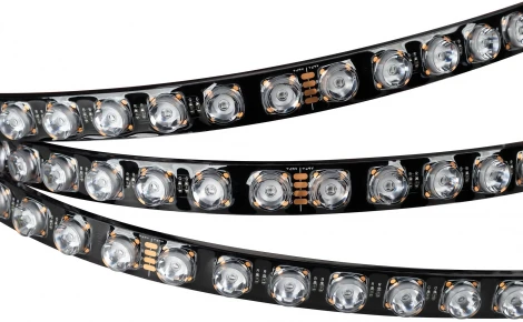 Светодиодная лента герметичная FLT-PS-S42-BLACK-23mm 24V RGB (21 W/m, IP67, 15deg, 5m) (Arlight) 050117