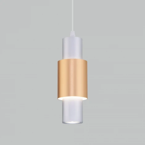 Подвесной светильник Eurosvet Bento 50204/1 LED матовое серебро/матовое золото