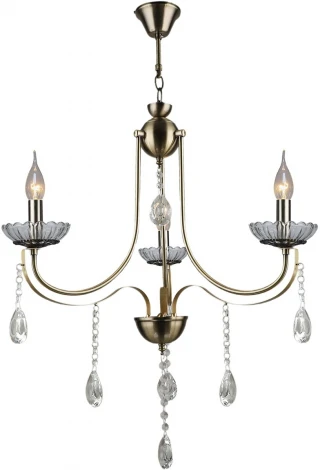 Подвесная люстра Reluce 04749-0.4-03 (220V, подвески, на цепи, подсвечник, свеча)