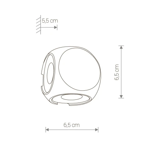Архитектурная подсветка светодиодная Patras 9115 IP54 Nowodvorski (220V, куб)