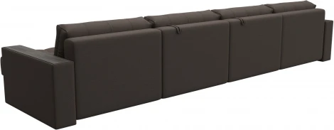 Диван П-образный с декором Лига-049 НПБ Лонг Лига Диванов (Рогожка) арт.128553