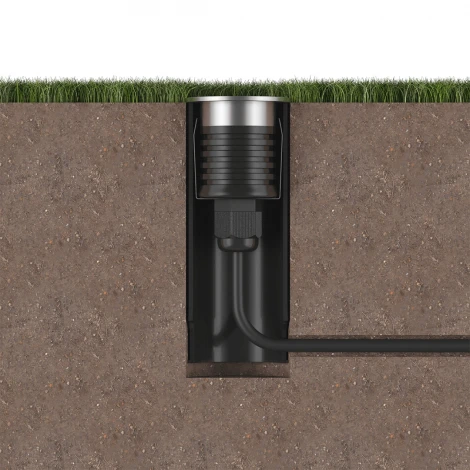 Встраиваемый светильник светодиодный уличный DL-AL-0471-1-SL-NW IP67 (220V, круглые)