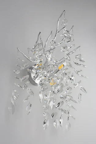 Бра Aployt Gertunia APL.847.11.03 (220V, хрусталь, подвески, листья, ветки)