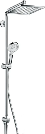 Душевая стойка Hansgrohe Crometta E 240 1jet Showerpipe Reno EcoSm 27289000 9 л